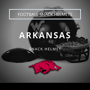 Arkansas Razorbacks Football Snack Helmet Thumbnail