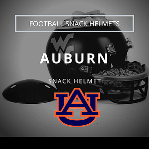Auburn Tigers Logo with Football Snack Helmet Thumbnail