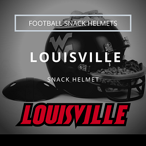 Louisville Football Snack Helmet Thumbnail